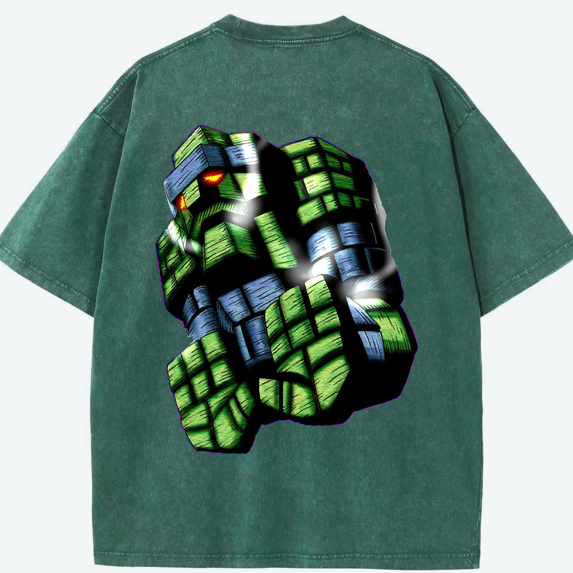 （画像用） 遊☆戯☆王 Yu-Gi-Oh! 綿100% ヴィンテージ風 半袖Tシャツ（背面プリント）